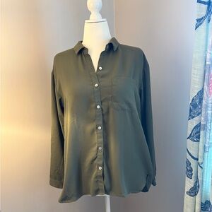Olive Green J. Jill Women's Top